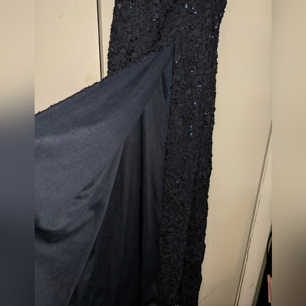 Two piece set evening/Prom navy dress size 3/4 - Picture 4 of 12